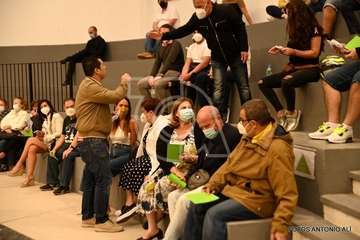 Asamblea local del PSOE de Telde, este miércoles en el terrero de lucha de Lomo Cementerio/Antonio Alí.