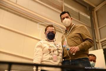 Asamblea local del PSOE de Telde, este miércoles en el terrero de lucha de Lomo Cementerio/Antonio Alí.