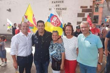  Telde arropa a los sindicatos en su vuelta a las calles para pedir subir salariales/TA.