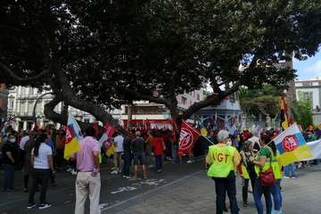  Telde arropa a los sindicatos en su vuelta a las calles para pedir subir salariales/TA.