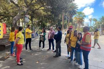 El vicealcalde de Telde expresa su apoyo a los trabajadores de Correos/TA.