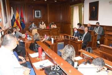 El Pleno de Telde reitera su rechazo a la lacra machista con la voz de la trabajadora social Marta Morales/Francisco Javier Santana.