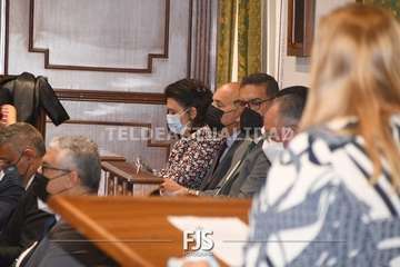 El Pleno de Telde reitera su rechazo a la lacra machista con la voz de la trabajadora social Marta Morales/Francisco Javier Santana.