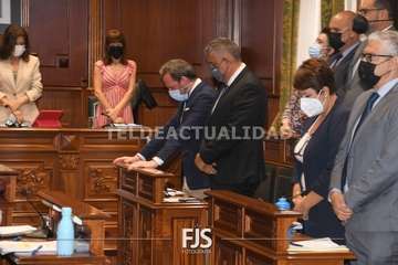 El Pleno de Telde reitera su rechazo a la lacra machista con la voz de la trabajadora social Marta Morales/Francisco Javier Santana.