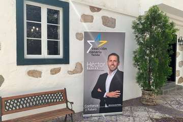 Acto de presentación de Héctor Suárez como candidato a la Alcaldía de Telde/TA.