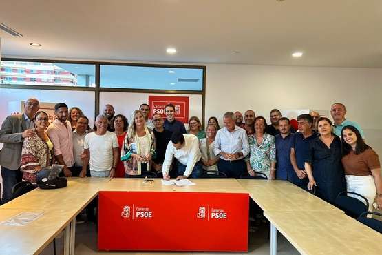 La ejecutiva local del PSOE respalda por unanimidad la candidatura de Ramos a la Alcaldía de Telde/TA.