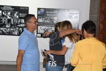 Rueda de prensa de los concejales Agustín Déniz y Soledad Hernández/Francisco Javier Santana.