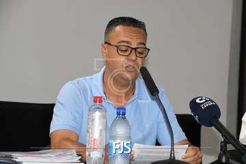 Rueda de prensa de los concejales Agustín Déniz y Soledad Hernández/Francisco Javier Santana.