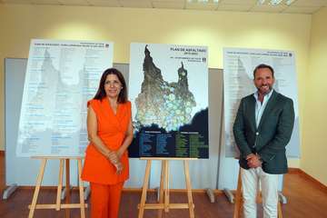 Presentación del plan de asfaltado de Telde/TA.