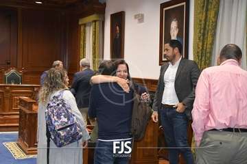 Pleno extraordinario para tomar conocimiento de la dimisión del edil Agustín Déniz/Francisco Javier Santana.