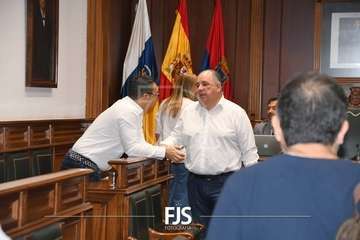 Pleno extraordinario para tomar conocimiento de la dimisión del edil Agustín Déniz/Francisco Javier Santana.