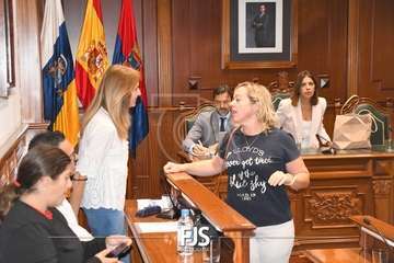 Pleno extraordinario para tomar conocimiento de la dimisión del edil Agustín Déniz/Francisco Javier Santana.