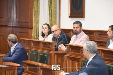 Pleno extraordinario para tomar conocimiento de la dimisión del edil Agustín Déniz/Francisco Javier Santana.