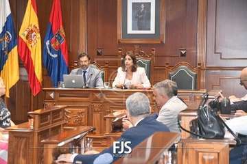 Pleno extraordinario para tomar conocimiento de la dimisión del edil Agustín Déniz/Francisco Javier Santana.