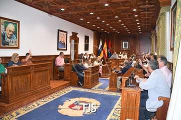 Pleno extraordinario para tomar conocimiento de la dimisión del edil Agustín Déniz/Francisco Javier Santana.