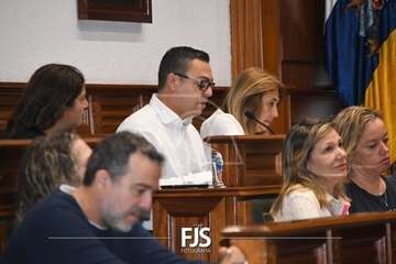 Pleno extraordinario para tomar conocimiento de la dimisión del edil Agustín Déniz/Francisco Javier Santana.