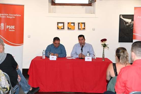 Conferencia en Telde del viceconsejero de Empleo del Gobierno de Canarias/Antonio Alí.