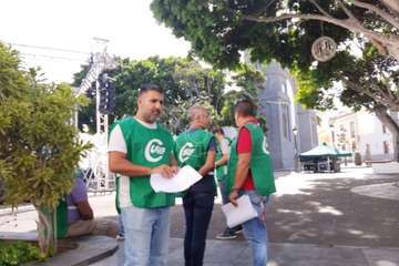 Representantes sindicales de CSIF se concentraron ante las puertas del Ayuntamiento para exigir a Función Pública el nombramiento de un interventor/TA.