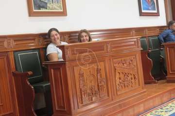 Pobre estampa de la oposición de Telde en el Pleno/Francisco Javier Santana y TA.