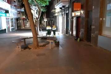 Servicios retira 4 toneladas de residuos del casco de Telde tras los eventos multitunarios/TA.