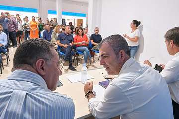 Sonsoles Martín, del PP de Telde, en la reunión de la junta directiva regional de los popualres de este sábado/TA y Acfi Press.