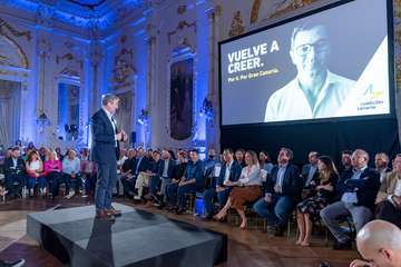 Al acto de presentación de Pablo Rodríguez asistieron más de 500 personas/TA y Acfi Press.