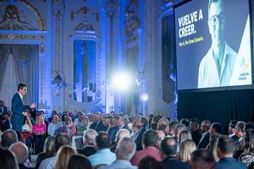 Al acto de presentación de Pablo Rodríguez asistieron más de 500 personas/TA y Acfi Press.