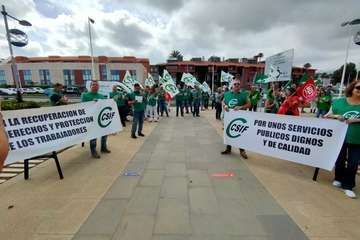 El Gobierno responde a la movilización y críticas del sindicato CSIF/TA.