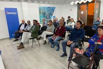 Primera reunión del comité local del PP tras la designación de Sergio Ramos candidato a la Alcaldía de Telde/TA.