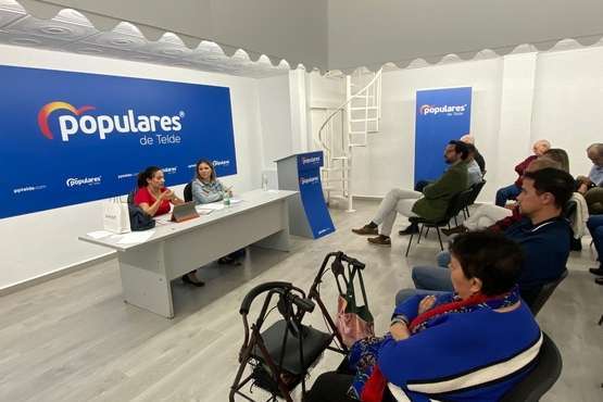 Primera reunión del comité local del PP tras la designación de Sergio Ramos candidato a la Alcaldía de Telde/TA.