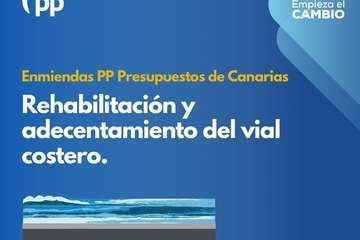 El PP enmienda los presupuestos de Canarias con 8 propuestas para Telde/TA.