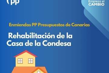 El PP enmienda los presupuestos de Canarias con 8 propuestas para Telde/TA.