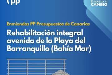 El PP enmienda los presupuestos de Canarias con 8 propuestas para Telde/TA.