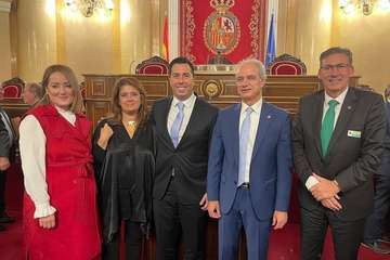 El teldense Alejandro Ramos recibe en Madrid una distinción de los Graduados Sociales de Españoles/TA.