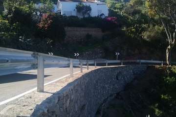El Cabildo reabre al tráfico la carretera de Las Goteras (Telde), afectada por la tormenta Hermine/TA.