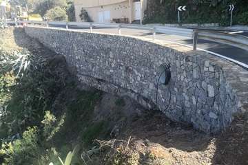 El Cabildo reabre al tráfico la carretera de Las Goteras (Telde), afectada por la tormenta Hermine/TA.