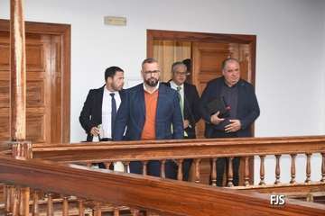  Benjamín Ramírez, el primer sacerdote que alza la voz en el Pleno de Telde contra la lacra machista/fFJS Fotografía.