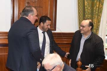  Benjamín Ramírez, el primer sacerdote que alza la voz en el Pleno de Telde contra la lacra machista/fFJS Fotografía.