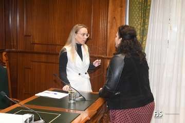  Benjamín Ramírez, el primer sacerdote que alza la voz en el Pleno de Telde contra la lacra machista/fFJS Fotografía.