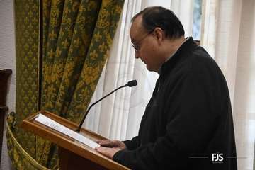  Benjamín Ramírez, el primer sacerdote que alza la voz en el Pleno de Telde contra la lacra machista/fFJS Fotografía.
