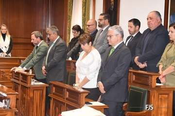  Benjamín Ramírez, el primer sacerdote que alza la voz en el Pleno de Telde contra la lacra machista/fFJS Fotografía.