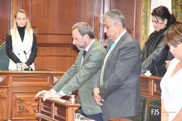  Benjamín Ramírez, el primer sacerdote que alza la voz en el Pleno de Telde contra la lacra machista/fFJS Fotografía.
