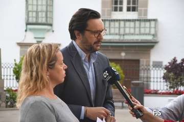 El Pleno aprueba por unamidad como institucional una moción de NC sobre la eliminación de la tercera pista de Gando/FJS Fotografía.