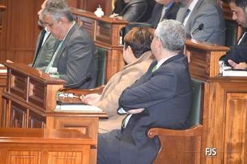 El Pleno aprueba por unamidad como institucional una moción de NC sobre la eliminación de la tercera pista de Gando/FJS Fotografía.