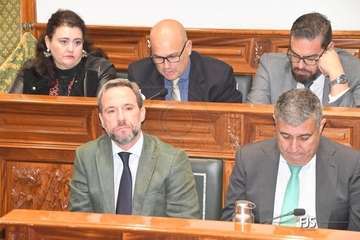 El Pleno aprueba por unamidad como institucional una moción de NC sobre la eliminación de la tercera pista de Gando/FJS Fotografía.