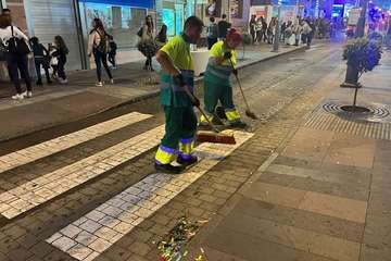 Telde recoge 3.000 kilos de residuos tras el paso de la Cabalgata de Reyes/TA y Antonio Alí.