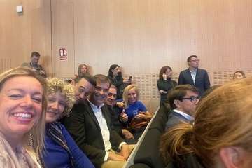 La concejala Sonsoles Martín (Telde), en la presentación de los candidatos autonómicos del PP a los comicios del 28M/TA.