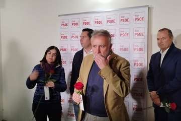 Mitin del PSOE para la presentación de Alejandro Ramos como candidato a la Alcaldía de Telde/Antonio Alí y TA.