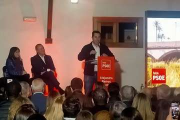 Mitin del PSOE para la presentación de Alejandro Ramos como candidato a la Alcaldía de Telde/Antonio Alí y TA.