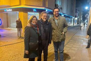 Mariano Rajoy, de paseo por la zona comercial de Telde/TA.